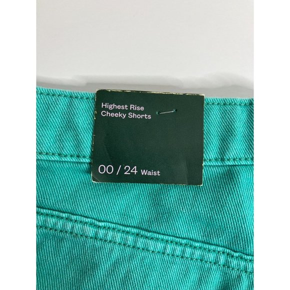 Wild Fable Women's Juniors Size 00 Highest Rise Cheeky Shorts 24 Waist New - Picture 10 of 10